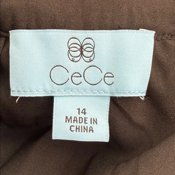 CECE Havana Fiesta Rich Black Polka Dot Skater Skirt Size 14 NWT - Picture 10 of 12